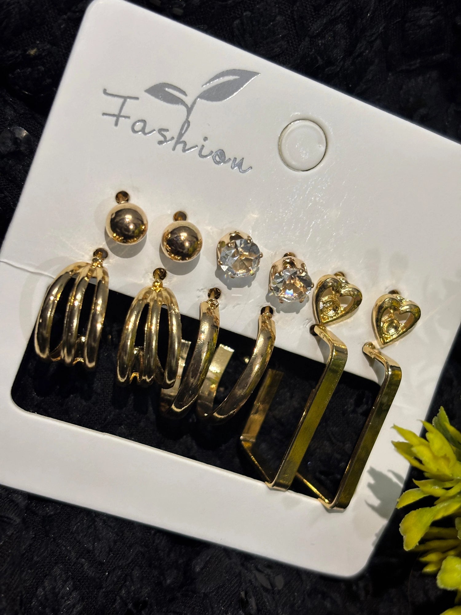 Buy Glam Allure Pair Premium Earring Set – Studs & Statement Elegance