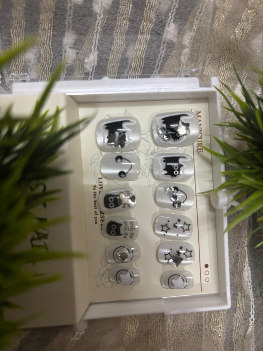 Buy Meow Magic Night Press-On Nails Set