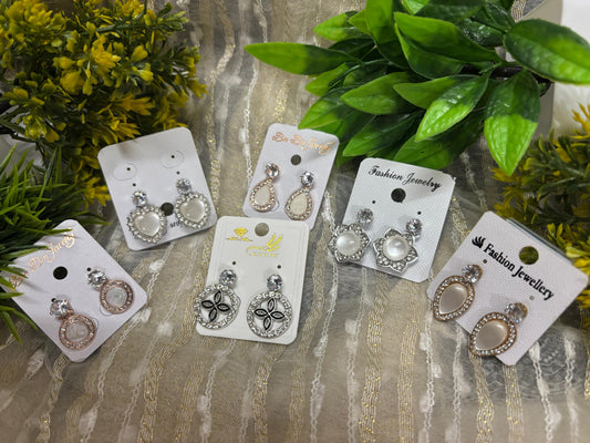 Buy Pearl Bliss 6-in-1 Designer Earring Set