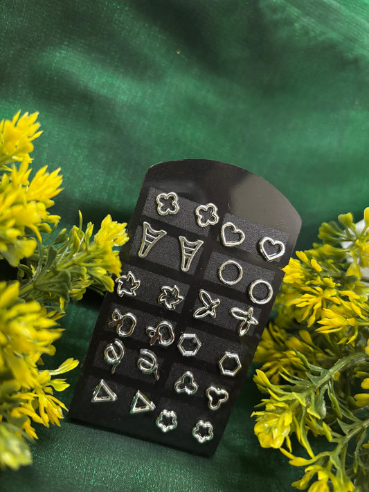 Buy Urban Edge-24- Pair Matte Black Stud Collection