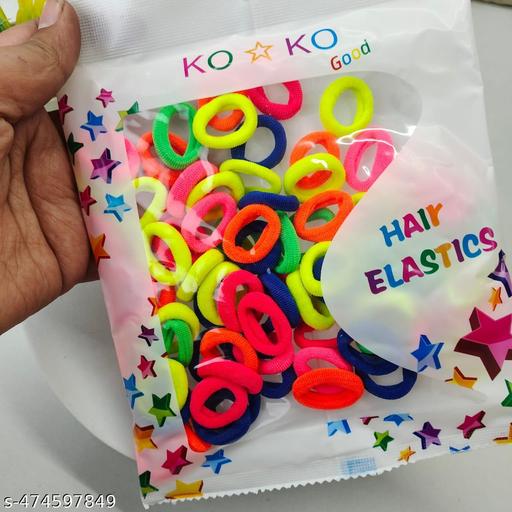 Buy Neon Bounce Hair Elastics – 50 Pcs